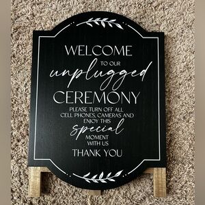 Wedding sign